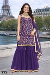 Aayna Nx By Mrudangi Georgette Embroidered Work Readymade Suits Online Wholesale